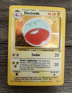 Jungle Electrode 2/64 Holo Rare Pokemon Card - Image 1