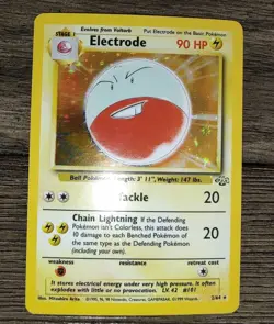 Jungle Electrode 2/64 Holo Rare Pokemon Card - Image 2