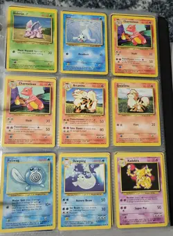 Pokemon 135 Cards Lot Vintage Non-Holo WOTC Base Neo Fossil Jungle Gym Promo LP - Image 1