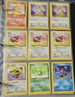 Pokemon 135 Cards Lot Vintage Non-Holo WOTC Base Neo Fossil Jungle Gym Promo LP - Image 5