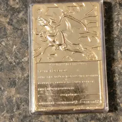 Pokemon Charizard 23k Gold-Plated Card 1999 Authentic Burger King Vintage - Image 2