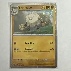 Primeape 107/193 Cosmos Holo Card Paldea Evolved PAL Pokemon TCG NM - Image 1