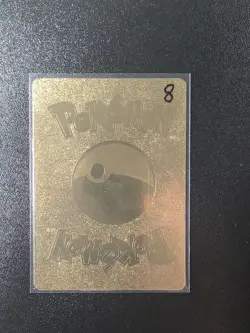 Pokemon Charizard Metal Gold Card 23K Collectible Trading Card - Image 2