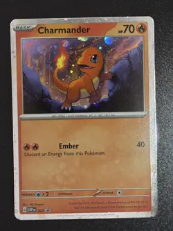 Charmander - 047 (Cosmos Holo) 047 Sv: Scarlet & Violet Promo Cards Holo - Image 1