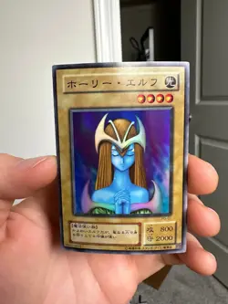 Mystical Elf PG-01 Super Rare Japanese Yugioh Card - Image 1