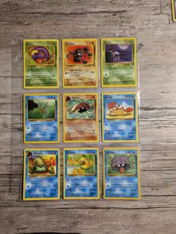 Fossil Set - COMPLETE 32 Common & Uncommon Pokemon Card Lot - WOTC Binder - Image 2