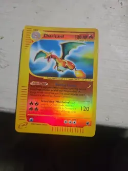Pokemon TCG Expedition 2002 Charizard Holo Rare E-Reader Card 6/165 - Image 1