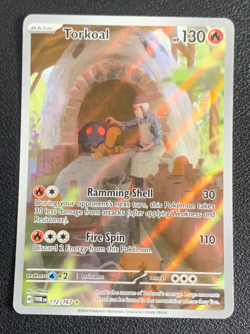 Torkoal 172/167 Twilight Masquerade Full Art Ultra Rare Holo Pokemon TCG Card NM - Image 1