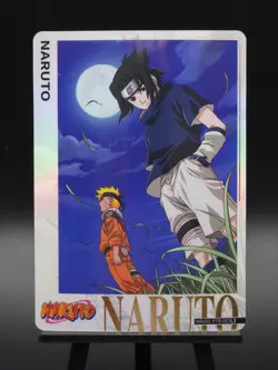 Naruto & Sasuke NRV01-PTR-003L3 English Naruto Kayou Card Heavens Scroll NM - Image 1