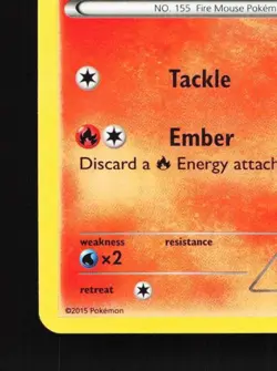 Cyndaquil 18/162 LP BREAKthrough English Pokemon Card TCG - Image 2