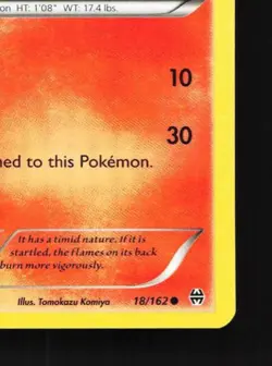 Cyndaquil 18/162 LP BREAKthrough English Pokemon Card TCG - Image 3