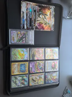Pokemon TCG Binder With Assorted Cards, Not Full - Image 1