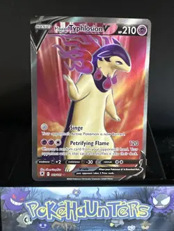 Pokemon Card Hisuian Typhlosion V 169/189 Astral Radiance Full Art Ultra Rare NM - Image 1