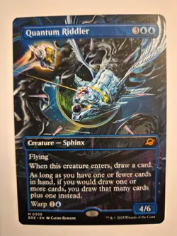 MTG Edge of Eternities Quantum Riddler Borderless #305 - Image 1