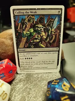 MTG Culling the Weak - White Border - Mystery Booster 2 #0040 - Image 1