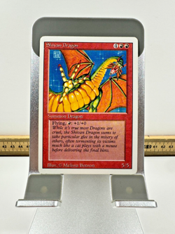 Magic: The Gathering - Shivan Dragon (Revised Edition) #177 Rare- Lightly Played - Image 1