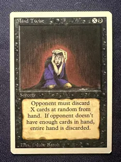 Mind Twist - 1994 Magic the Gathering MTG Revised - Free Shipping! - Image 1