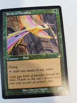 MTG - Birds of Paradise Retro Frame - Ravnica Remastered - Image 1