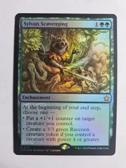 MTG - FOIL Sylvan Scavenging Foundations 113 - Image 1