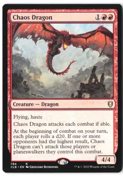 Chaos Dragon 784 CLB MTG NM - Image 1