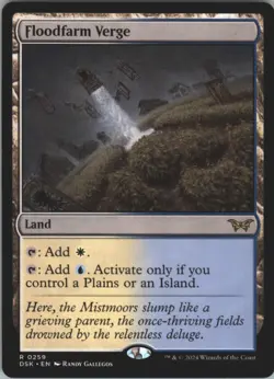 Floodfarm Verge [Duskmourn: House of Horror] Magic MTG - Image 1