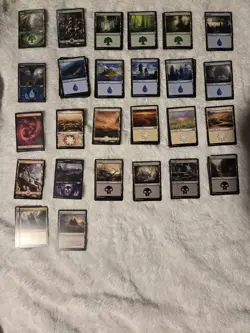 Magic The Gathering Land Bundle Shock Lands, Fetch, Etc. - Image 1