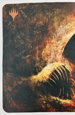 💥MTG Seb McKinnon Damnation Playmat Signed Autographed Kickstarter Sketch Art - Image 2