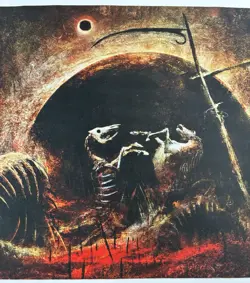 💥MTG Seb McKinnon Damnation Playmat Signed Autographed Kickstarter Sketch Art - Image 3