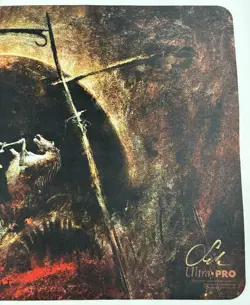 💥MTG Seb McKinnon Damnation Playmat Signed Autographed Kickstarter Sketch Art - Image 4