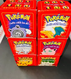 VTG SEALED 1999 POKEMON CARDS Burger King 23K Gold FULL lot Charizard SET x6 NEW - Image 3