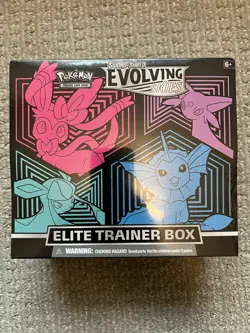 Pokemon TCG Sword & Shield Evolving Skies Elite Trainer Box ETB Factory Sealed - Image 1