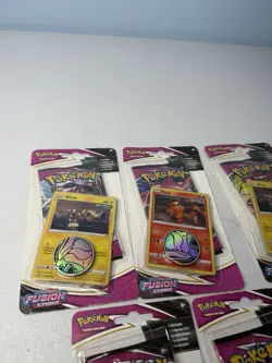 5x Pokemon TCG: Fusion Strike Premium Checklane Blister Blitzle Tepig SEALED - Image 3