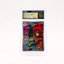Sawsbuck - 074/071 CGC 10 SV5M Cyber Judge AR Pokemon - PRISTINE - Image 1