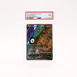 Unown V - 177/195 PSA 9 Silver Tempest Alternate Art Pokemon - MINT - Image 1