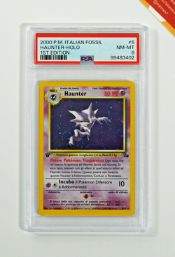 Pokemon PSA 8 Haunter #6 1st Edition Fossil 2000 Italiano - Image 1