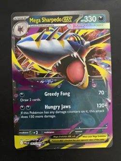 Mega Sharpedo ex 061/094 Phantasmal Flames Pokemon TCG - Image 1