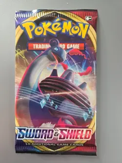 Sword And Shield Base Set Booster Pack LOT of 4 Factory Sealed ART SET Pokemon - Image 3