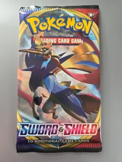 Sword And Shield Base Set Booster Pack LOT of 4 Factory Sealed ART SET Pokemon - Image 5