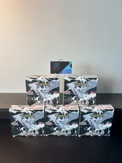 White Flare Booster Box Set of 5 (SV11W) - Pokemon TCG Japanese - Factory Sealed - Image 1