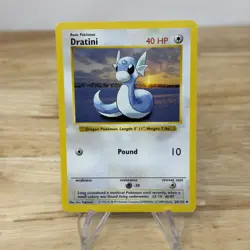 💥 Dratini Pokemon 1999 (Shadowless) Base Set Vintage Rare # 26/102 - Image 1