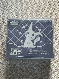 Pokemon Paldean Fates - Pokemon Center Elite Trainer Box - New & Sealed (w case) - Image 1