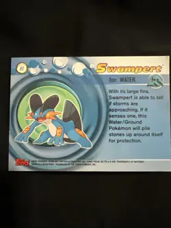 Swampert #80 Topps Advanced Challenge 2003 - Pokemon TCG - Image 2