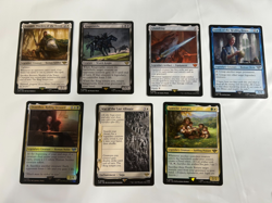 Lord of the Rings MTG Rare Card Lot of 7 cards NEVED PLAYED Boromir Magic - Image 1