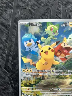 Pokemon TCG Pikachu 027 Sv: Scarlet & Violet Promo Cards Holo (English) - NM - Image 4