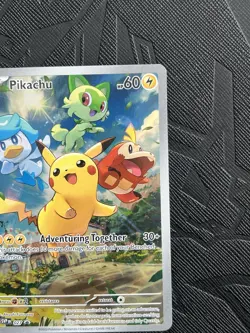 Pokemon TCG Pikachu 027 Sv: Scarlet & Violet Promo Cards Holo (English) - NM - Image 5