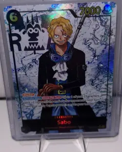 Sabo Alt Art ENGLISH SEC OP13-120 One Piece Carrying On His Will Card NM - Image 1