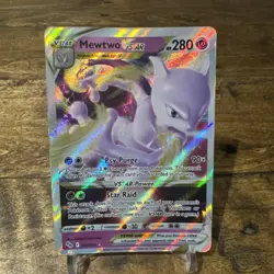 Pokemon Go TCG Mewtwo VSTAR Card 031/078 Near Mint Condition - Image 1
