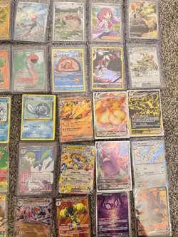 POKEMON CARDS SIR BUNDLE 33 Cards MEW EX , Raboot 147, ogerpon ex 177, drampaV - Image 3