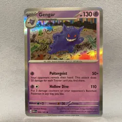 NEAR MINT! Gengar (094/165) Scarlet & Violet 151 Holo Rare Pokemon Card! - Image 1