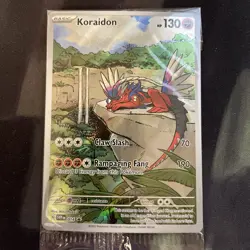 Koraidon 014 Sv: Scarlet & Violet Promo Cards Holo Sealed Black Star - Image 1